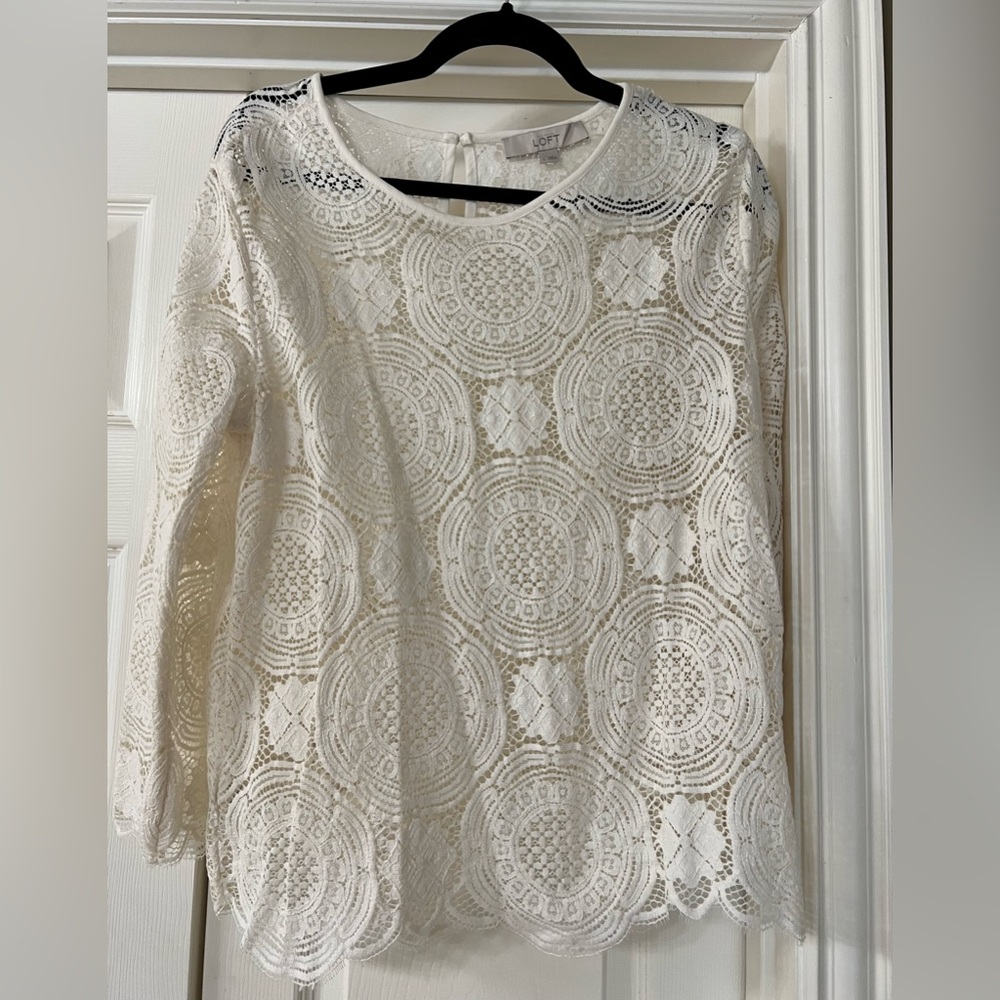 LOFT lace top